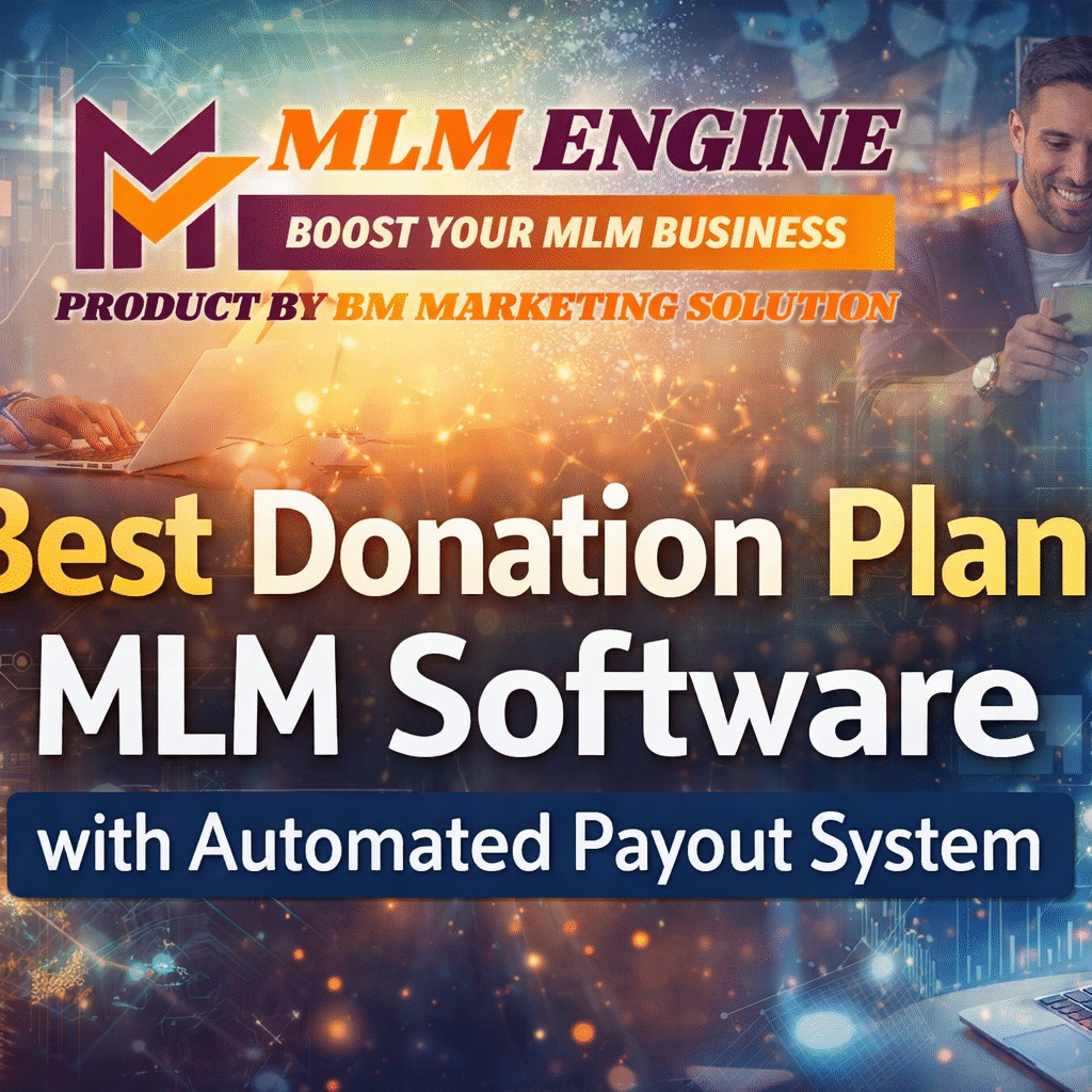 Donation Plan MLM Software