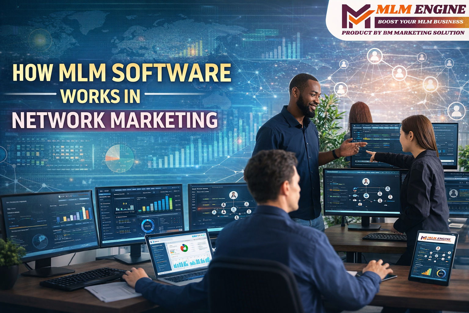 How MLM software works in network marketing system