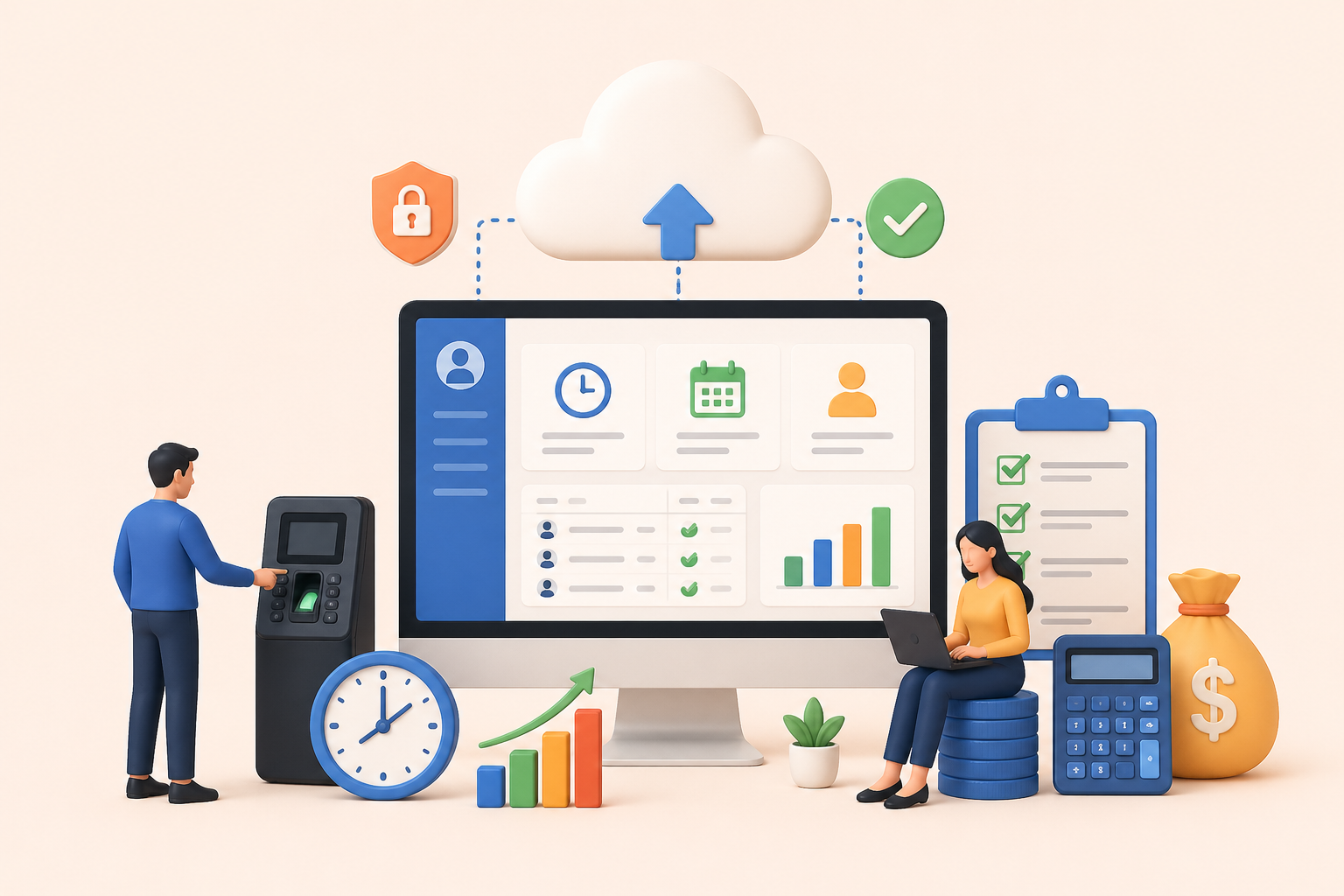 Cloud-Based Attendance and Payroll System