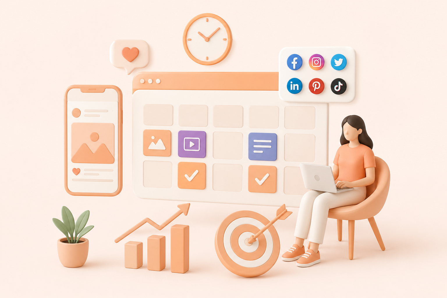 SaaS-based social media scheduler