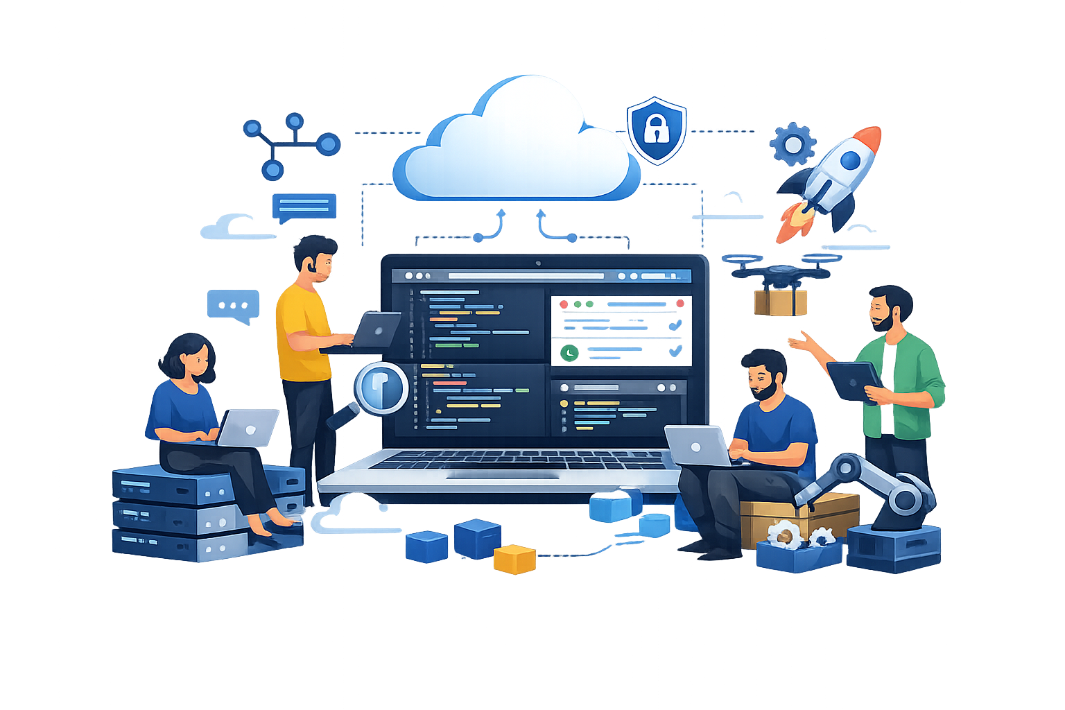 Cloud-Based Code Collaboration Platform