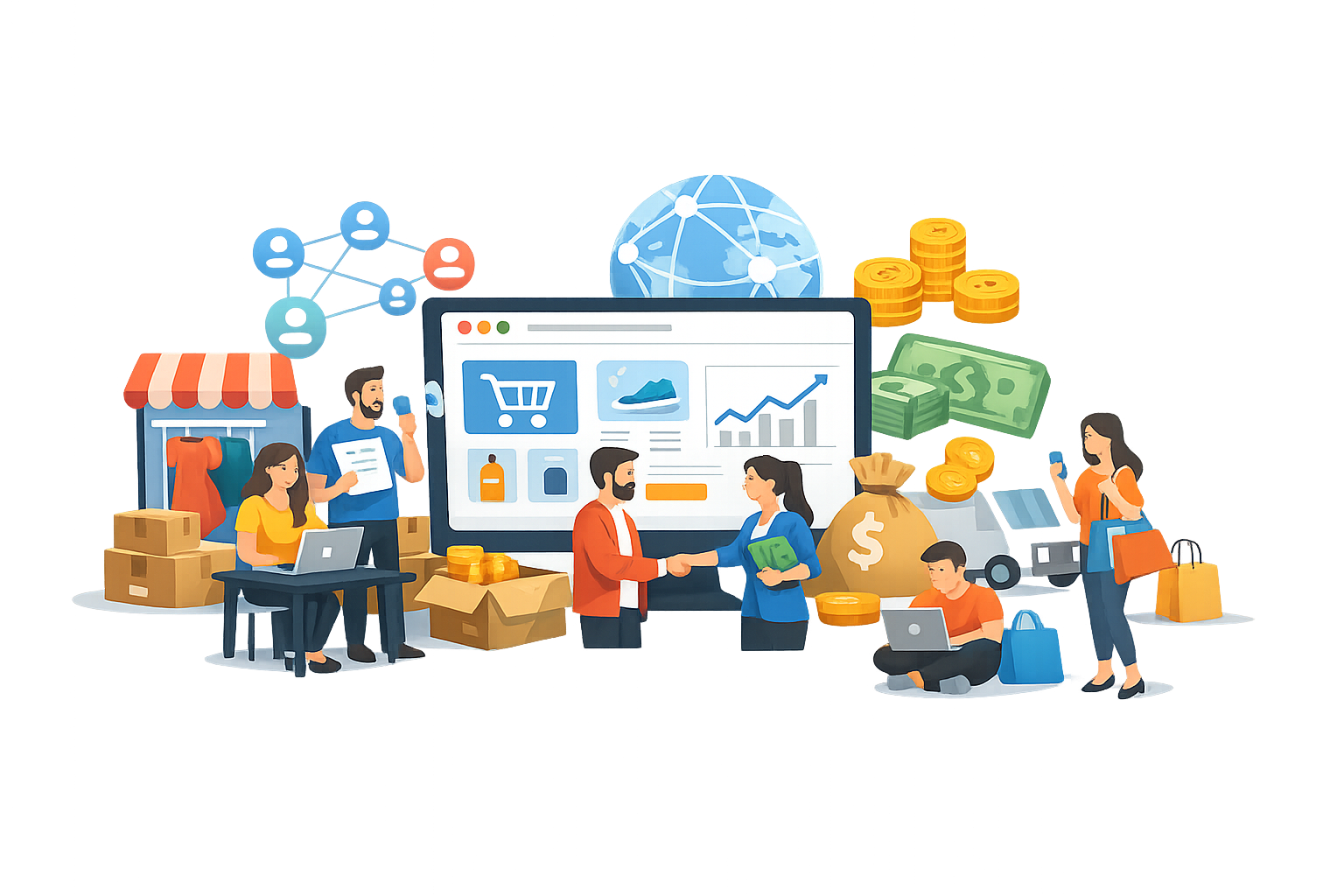 MLM multi vendor software