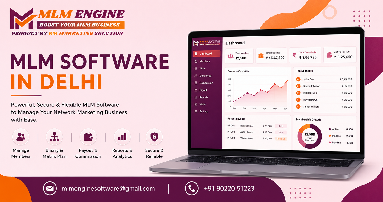 MLM Software in Delhi