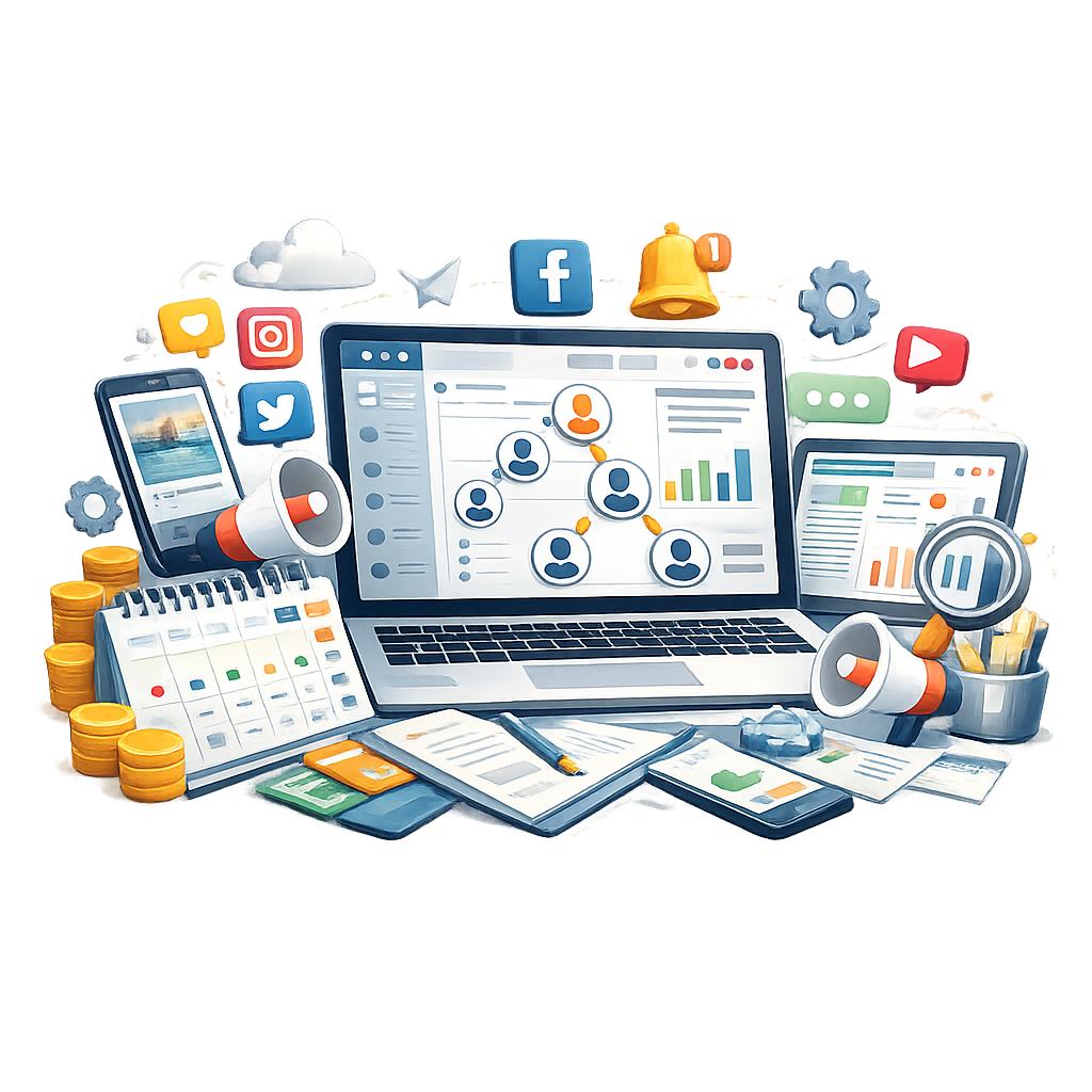SaaS Social Media Management System