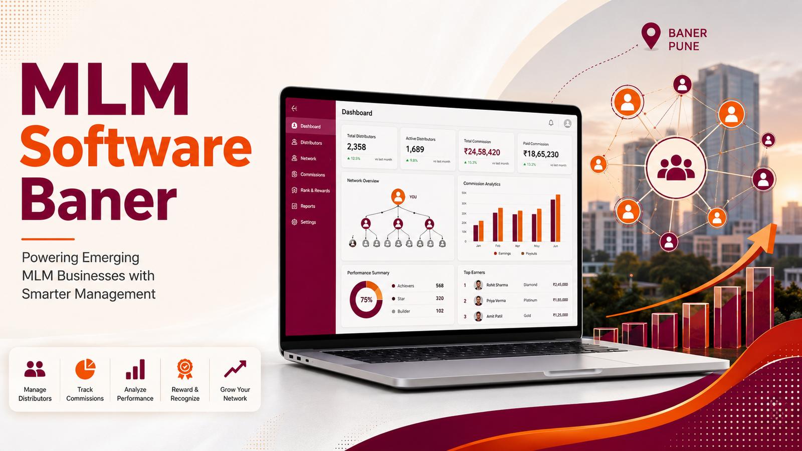 MLM Software Baner