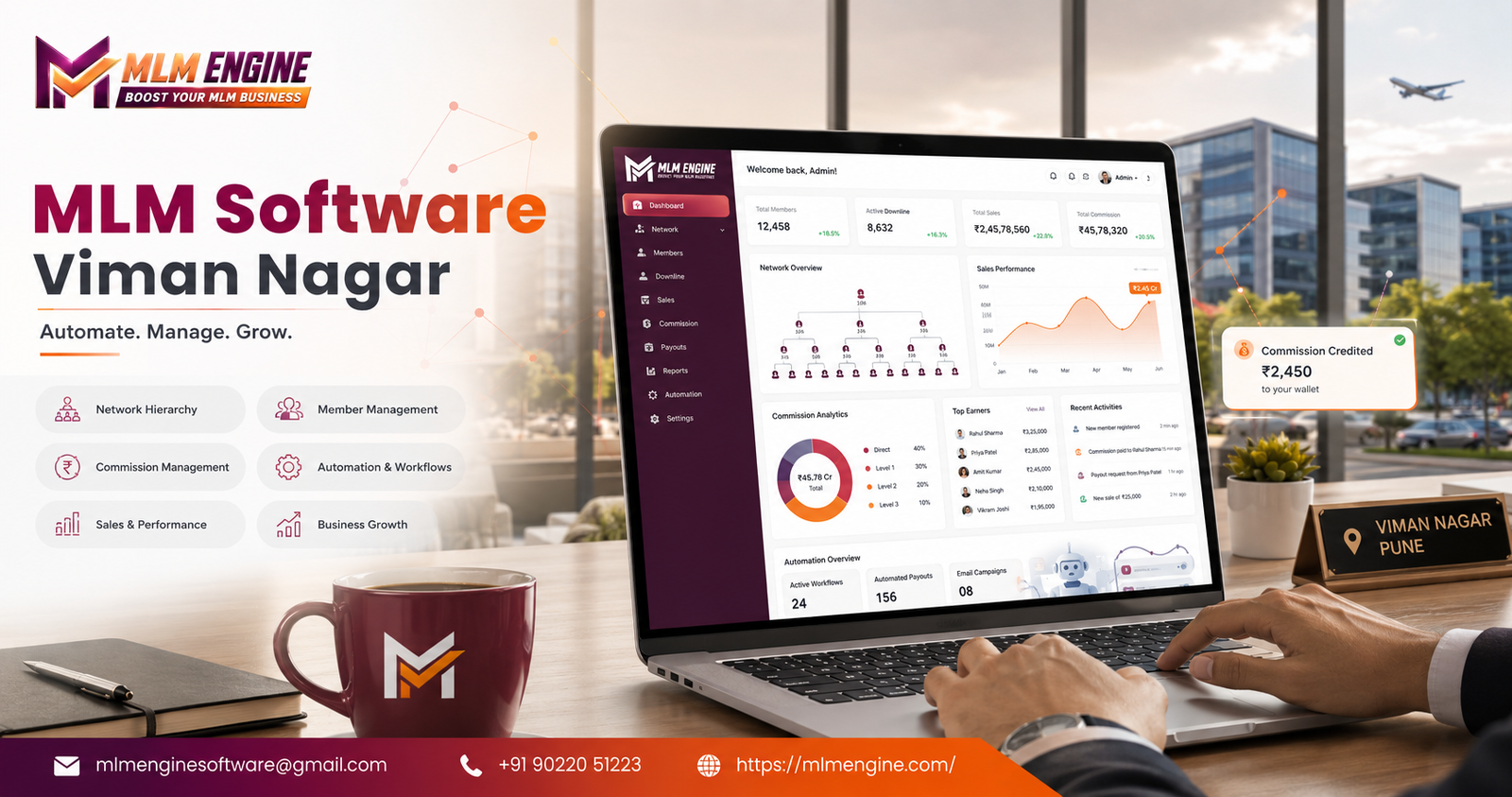 MLM Software Viman Nagar