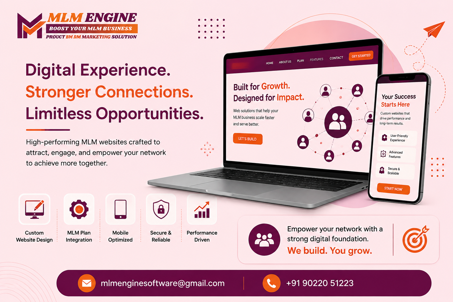 MLM Website Development Services