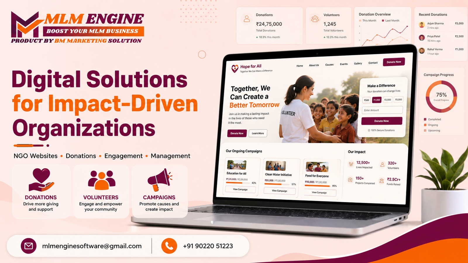 NGO Website Designing Service
