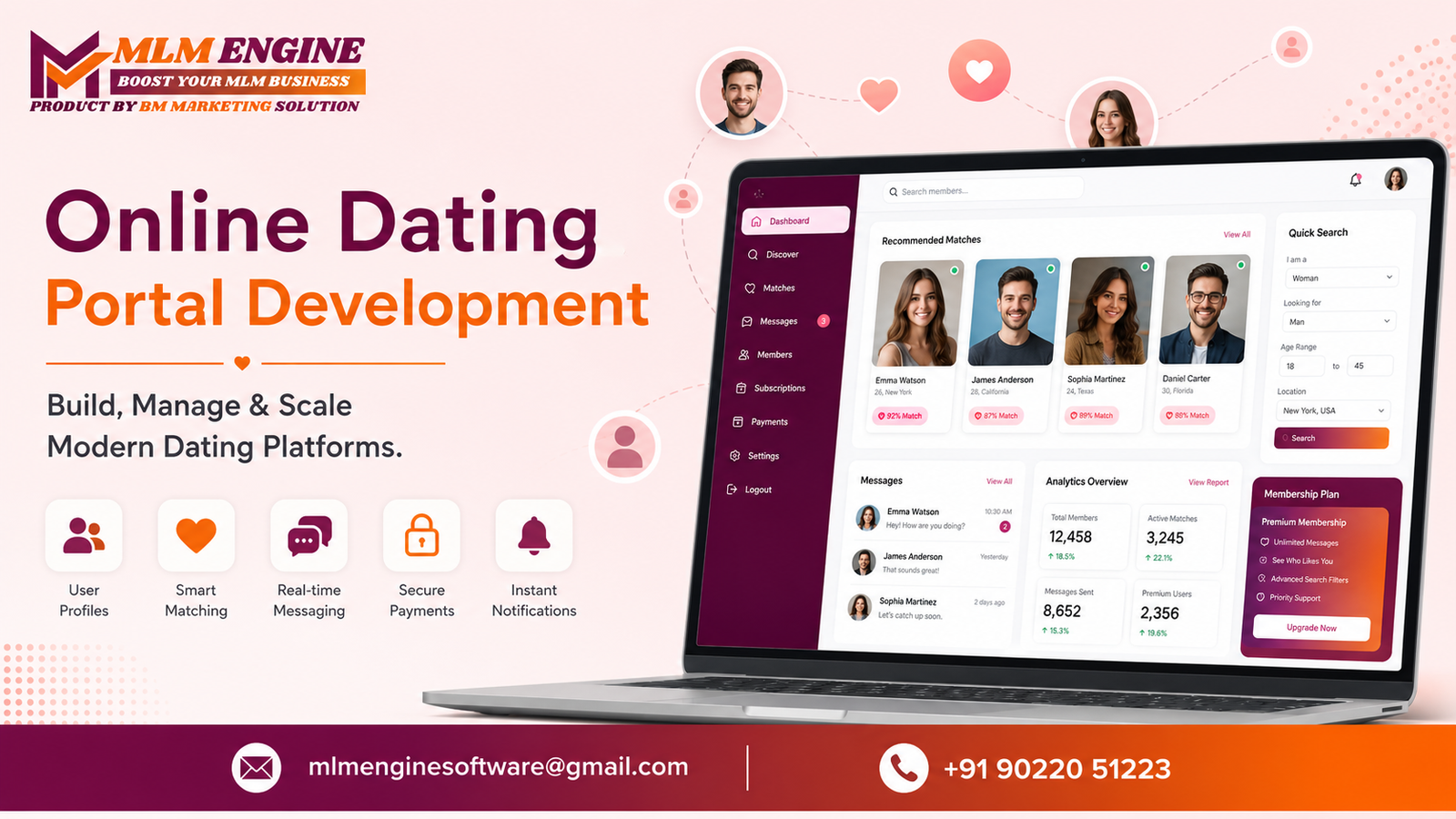 Online Dating Portal Development
