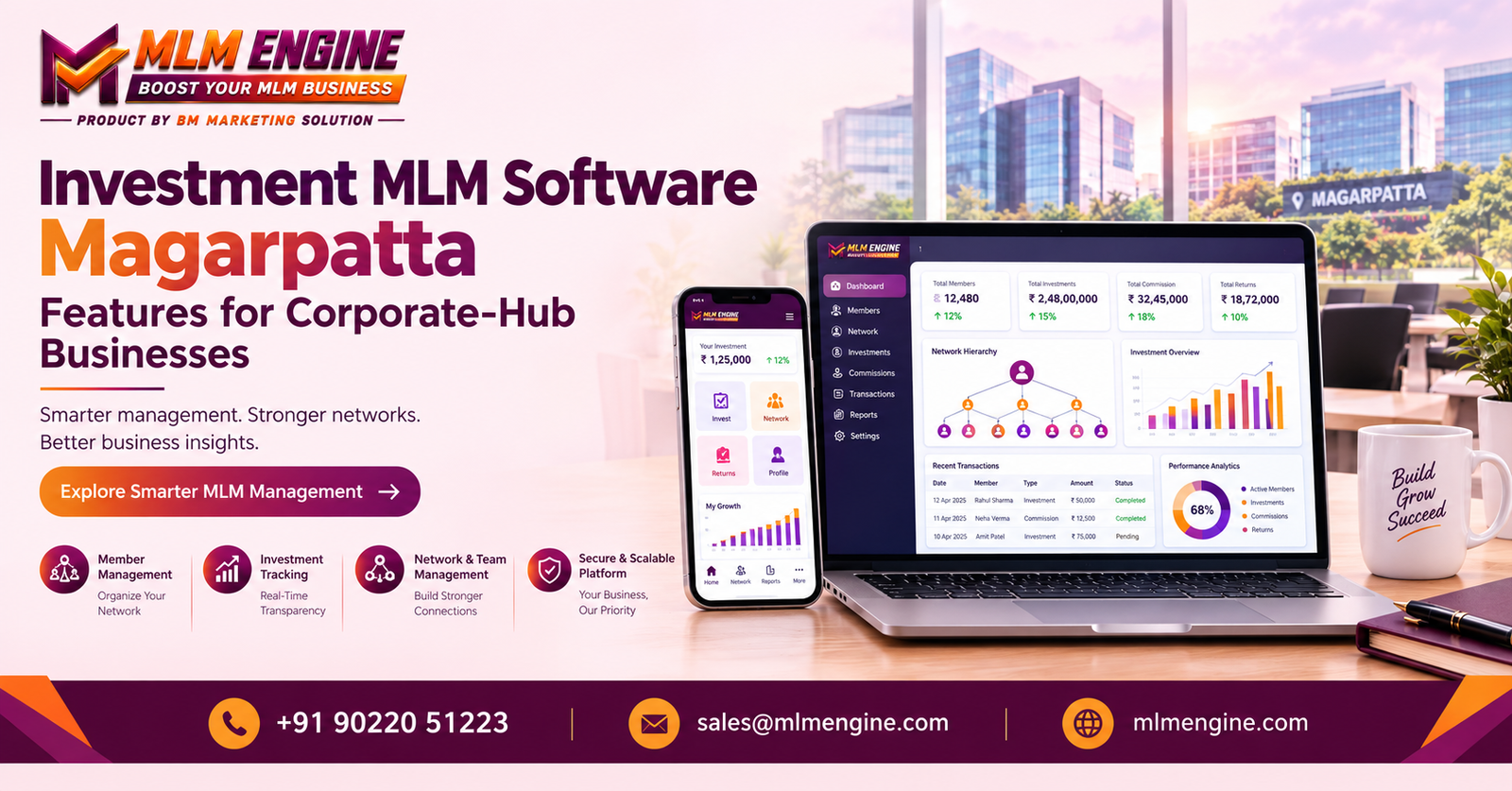 Investment MLM Software Magarpatta